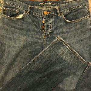 Eddie Bauer Button Fly Boyfriend Jeans